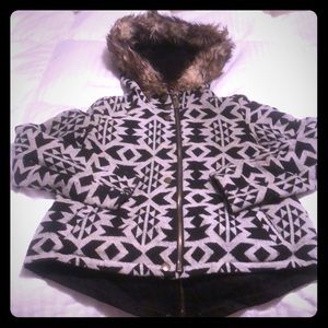 BK Dakota sz M reversible parka coat